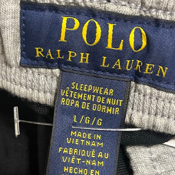 Polo Ralph Lauren Cotton-Blend-Jersey Pajama Pant Navy/Andover Heather/Red Sz XL - Picture 6 of 6